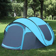 户外帐篷一秒速开自动露营帐篷5-8人防雨一抛即开遮阳帐篷