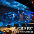 裸眼3D全息投影沉浸式5D光影餐厅互动融合器软件投影仪二三四通道墙面地面剧本杀体感争飞 2通道硬件融合器