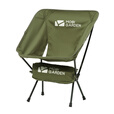 牧高笛户外月亮椅折叠椅便携式超轻野餐椅休闲钓鱼靠背凳子月牙 橄榄油绿