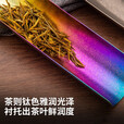 钛途（TITO TITANIUM）纯钛茶则户外露营日式复古天然碳化茶则茶针茶勺茶荷功夫茶道配件 纯钛茶则-石洗