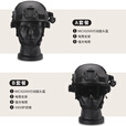 战术兵美式MICH2000战术头盔凯夫拉训练头盔户外军迷CS骑行轻量盔导轨版 黑色