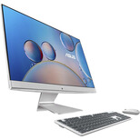 ASUS 华硕 猎鹰M3 23.8英寸高色域 窄边框家用办公一体机电脑 无线键鼠 黑色 锐龙R5 5500U 16G 512G