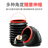 麦车饰 汽车用品车内饰品车载垃圾桶功能小件多功能车上可折叠小收纳袋便携式塑料桶车内饰品装饰配件 4L 车载垃圾桶 1个装