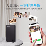 NEWQ无线移动硬盘1t2t USB3.0 Z1网络存储云盘2.5英寸手机电脑wifi访问 黑色1T