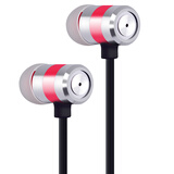 纽曼 Newmine MX670通用入耳式手机耳机金属立体重低音扁平线带线控、麦克 兼容苹果 安卓 电脑 平板 铁灰色