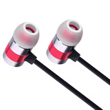 纽曼 Newmine MX670通用入耳式手机耳机金属立体重低音扁平线带线控、麦克 兼容苹果 安卓 电脑 平板 铁灰色