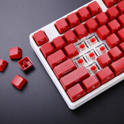 dostyle MK60 104键机械键盘红轴侧刻
