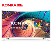 618特价！Konka康佳LED55UC3曲悦系列55吋4K超清曲面智能液晶电视