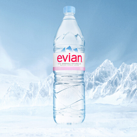 法国原装进口 Evian 依云 矿泉水 1.5Lx6瓶 x4件