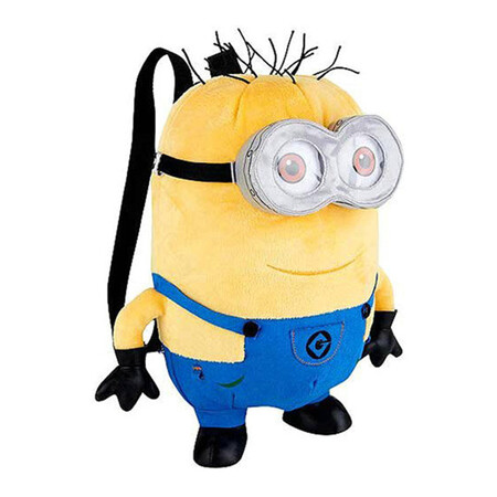 美国直邮小黄人大眼萌minions 卑鄙的我2 斯图尔特毛绒背包受欢迎的人物图形 图片价格品牌报价 京东