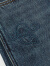 初语×艺术家甲板加绒牛仔裤女哈伦裤2023冬季新款高腰加厚长裤 牛仔深蓝 28