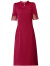 ELAG高端品牌年轻喜婆婆婚宴装结婚礼服连衣裙夏季小个子旗袍气质长裙 酒红 M