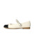 百丽优雅玛丽珍鞋女商场同款闪耀单鞋BL203CQ3预售 米白色—皮面BL202 37