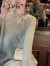 JVH 香港潮牌花朵镂空针织连衣裙女 2024春季新款甜美超仙宽松裙子 薄荷绿 L