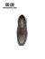 奥康（Aokang）官方男鞋 2023春季新款简约平跟乐福鞋舒适一脚蹬豆豆鞋商场同款 棕色6231514013 38