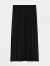 例外（EXCEPTION）春秋款桑蚕丝气质百褶半身裙中长款 黑色 34Y(155/80Y)