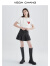 VEGA CHANG字母t恤女短袖韩版设计感小众双重印花上衣夏装ins潮 白色 M