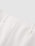水云间·SHUI YUN JIAN 2024夏季新款高腰简约纯白显瘦腰带小白裙中长款半身裙 本白 M