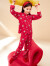 巴拉巴拉儿童睡衣套装龙年男女童家居服棉本命年新年红色208124171204