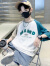 皮尔卡丹（pierre cardin）儿童装男童夏装套装2024新款洋气大童男孩夏季短袖衣服帅气时髦潮 灰色 MH7088 120cm(120cm)
