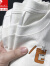 皮尔卡丹白色纯棉短袖t恤女夏季宽松小众潮牌设计感正肩体恤上衣 凉感T恤-A17(粉X) 广州十三行T恤 S 95斤内