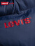 Levi's 李维斯童装男童短款棉服冬季新款儿童保暖上衣外套 深靛蓝 160/76