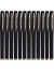 宝克（BAOKE） PC1838 大容量中性签字笔 0.7mm 黑色磨砂笔杆pc1828 1.0mm笔芯12支装