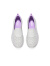 斯凯奇（Skechers）夏季一脚蹬网面透气舒适运动鞋女子健步鞋124532 灰色/淡紫色/GYLV 38
