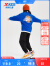 特步（XTEP）儿童童装男女童中大童春季运动休闲套头卫衣 皇家蓝 140cm