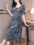 霖速（LINSU）高档品牌重磅真丝连衣裙女夏天新款高端宽松显瘦气质桑蚕丝 花色 L建议105-115斤