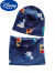 迪士尼（Disney）A类宝宝纯棉帽子秋冬婴儿保暖套头帽男童女童儿童围脖两件套冬季 小恐龙款(双层帽子) 综合头围年龄选尺码 L(2岁-7岁适