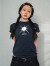 维伦凯achihara 水星藏青色打底衫长袖夏季舒服的一件短袖T恤女 藏青色 S