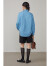 自巧小个子休闲蓝色衬衫女设计感小众2023春装新款高级感气质上衣 月白条 M(153-155cm左右参考)