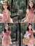 奥特曼女童夏季连衣裙2023新款韩版公主儿童可爱雪纺纱裙粉色洋 粉色 8# 尺码正码
