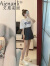 艾恩安丽连衣裙女装夏季2024新款韩版时尚气质小个子洋气减龄显瘦裙子夏天 上衣+裙子 XL