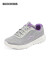 斯凯奇（Skechers）春季女士一脚蹬健步运动鞋124707 灰色/淡紫色/GYLV 37.5 