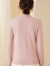 牧什 山羊绒衫女士羊绒毛衣女半高领纯色针织打底衫平面基础款22新款SN05R35 橙色 160/M