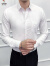 啄木鸟（TUCANO）衬衫男长袖韩版修身休闲牛津纺衬衫青年男士商务职业正装上班衬衣 黑色 5XL
