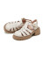 骆驼（CAMEL）罗马凉鞋女夏季新款猪笼鞋厚底舒适休闲包头凉鞋子 L23M714110米色 35