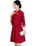 乐依尔喜婆婆妈妈装婚宴礼服高贵红色旗袍女春夏季连衣裙两件套显年轻款 红套装：外套+连衣裙 M