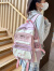 Landcase 书包女ins风可爱韩版高中生初中生小学生三到五六年级双肩包大容量背包  1561粉色