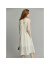 ELLE米白色无袖吊带连衣裙女2024夏季新款设计感简约小众度假裙子 米白色 XL