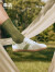 森达（SENDA）可可鞋潮流板鞋女秋季新款商场同款户外运动休闲鞋4WG27CM3 米色绿 37