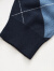 堡狮龙bossini男款秋季新品休闲菱形格纹拼色圆领套头长袖针织衫 7517蓝组合色 S