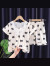 莫代尔儿童睡衣夏季公主风卡通短袖薄款小孩女宝宝中大童空调家居服套装 B短袖套-草莓熊 10码建议身高105-115cm