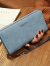 酷奇袋鼠女士手拿长款钱包2023新款韩版手包多功能卡包手机包零钱包女钱夹 蓝色