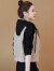皮尔卡丹春秋季韩版短外套女装2024新款宽松小个子短款风衣女士小外套上衣 咖色 L（105-115斤）