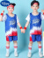 迪士尼儿童篮球服套装男女孩定制幼儿园小学生科比24号短袖表演比赛球衣 JCN14湖蓝 XXXS/80-95身高