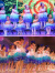 迪士尼（Disney）六一儿童演出服蓬蓬裙女童舞蹈纱裙幼儿园亮片公主裙夏季表演服装 蓝色渐变蓬蓬裙(贈头饰) 100cm适合90-100cm年龄3-4岁