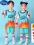 迪士尼儿童篮球服套装男女孩定制幼儿园小学生科比24号短袖表演比赛球衣 JCN14湖蓝 XXXS/80-95身高